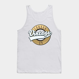 London UK Vintage logo Tank Top